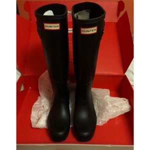 Tall Hunter Boots Black